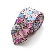 Pink Floral tie